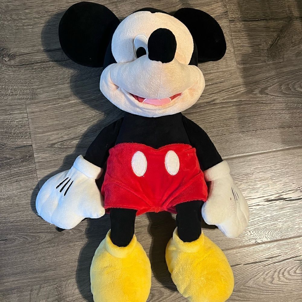 Disney Land Mickey Mouse Jumbo Plush Toy Original